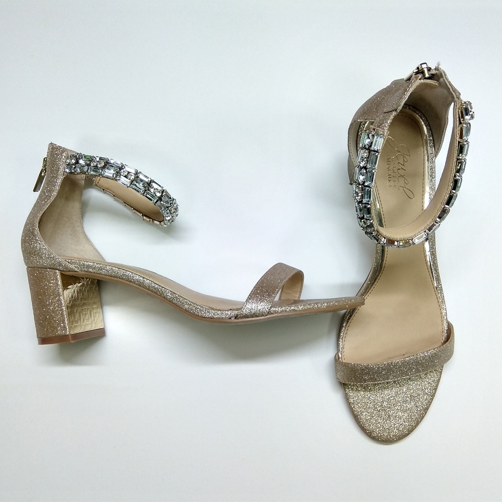 Badgley Mischka Jewel Champagne and Rhinestones